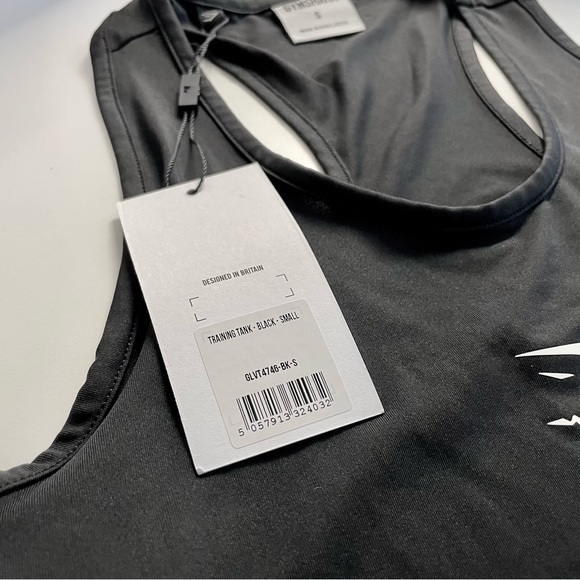 NEW Gymshark Black Training Tanktop - Small - Picture 6 of 8
